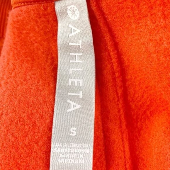 Athleta Jacket Zion Microfleece Zip Front Unlined Lightweight Bomber Size Small - Picture 9 of 10